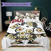 Custom Name sheepworld Pattern Bedding uilt Set uilt Cover Pillowcase Home Decoration Birthday Gift (1*duvet cover+2*pillowcase without core)