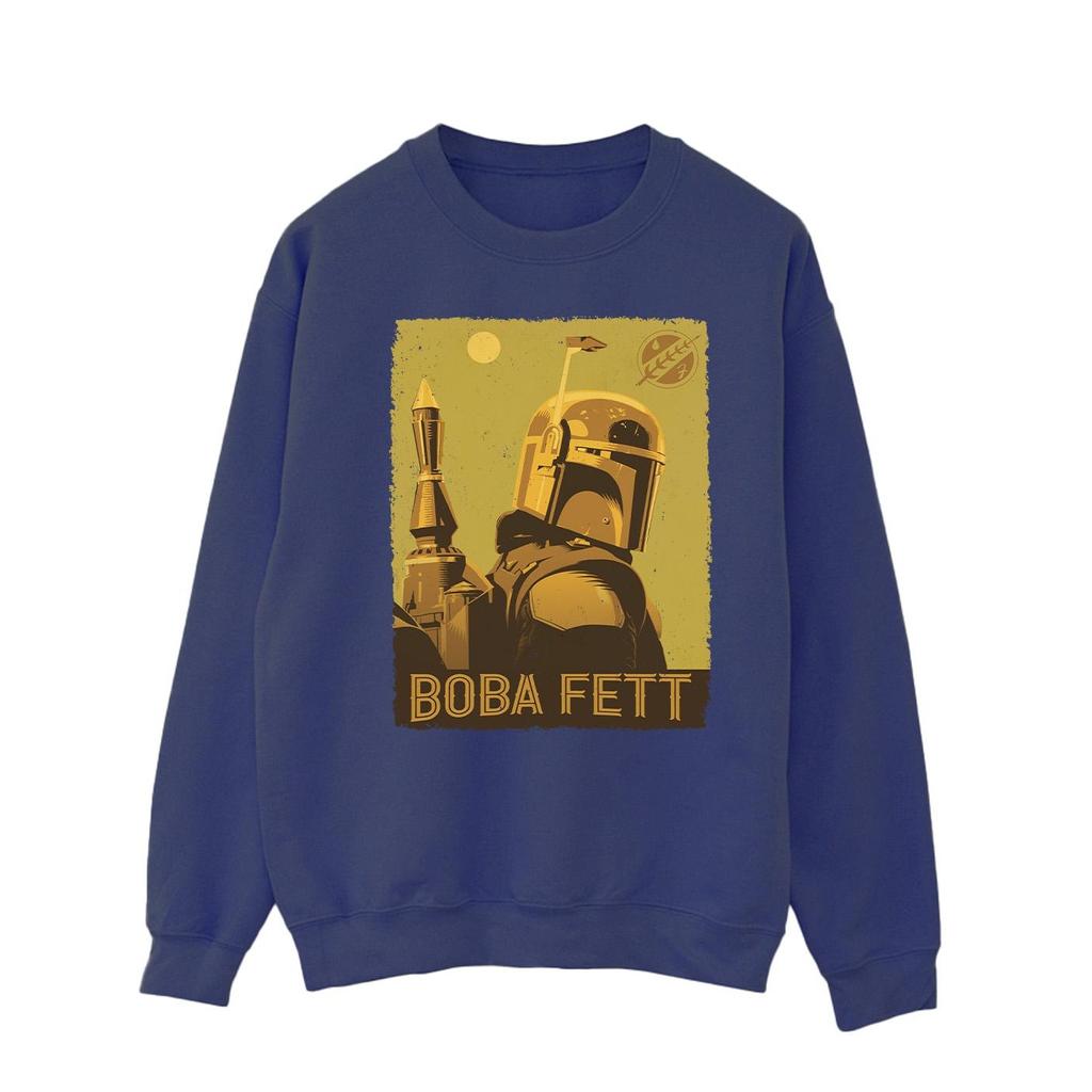 Star Wars Mens The Book Of Boba Fett Planetary Stare Sweatshirt