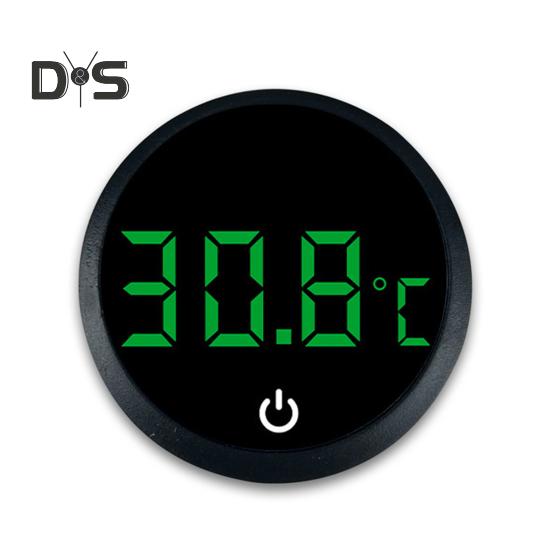 Fish Tank Digital Thermometer LED Display Aquarium Thermometer Cordless Stick-On Design Terrarium Water Temperature Measurement