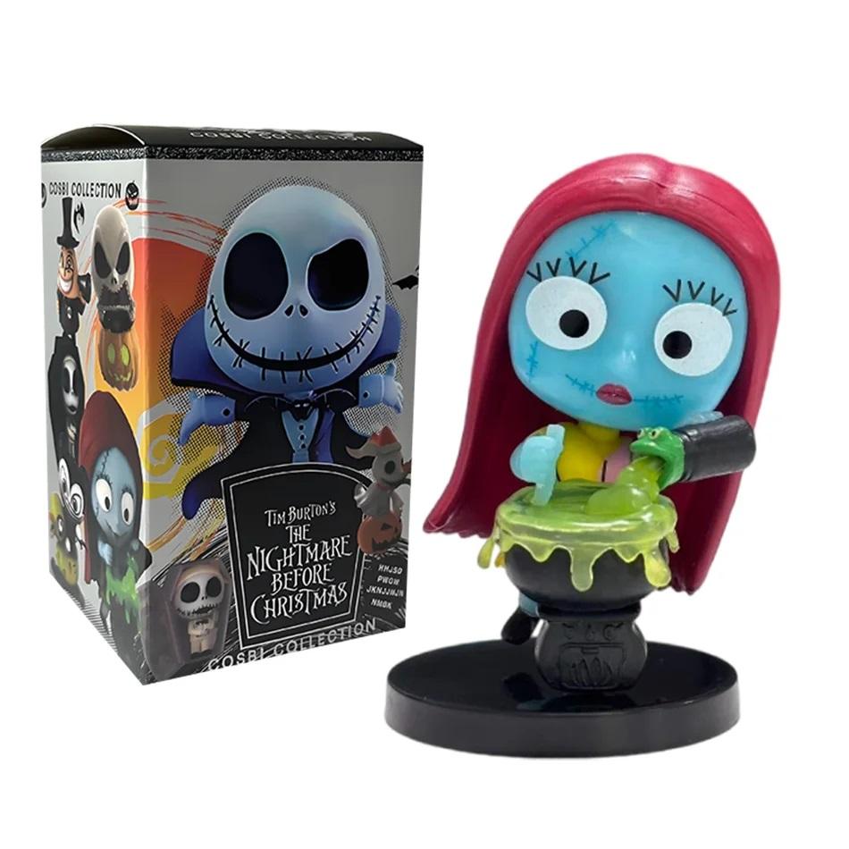 The Nightmare Before Christmas Blind Box Small Size PVC Model  Figures Jack Sally Dr. Collectible Figurine Doll Christmas Gifts