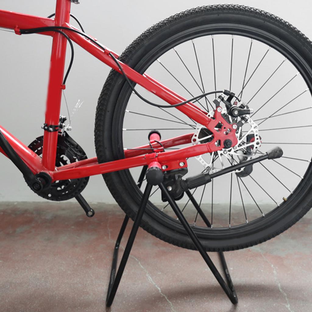 Bike Triangle Stand Road Bike Vertical Repair Floor Stand Standing Bike Bracket Maintenance Rack Bike Parking Rack