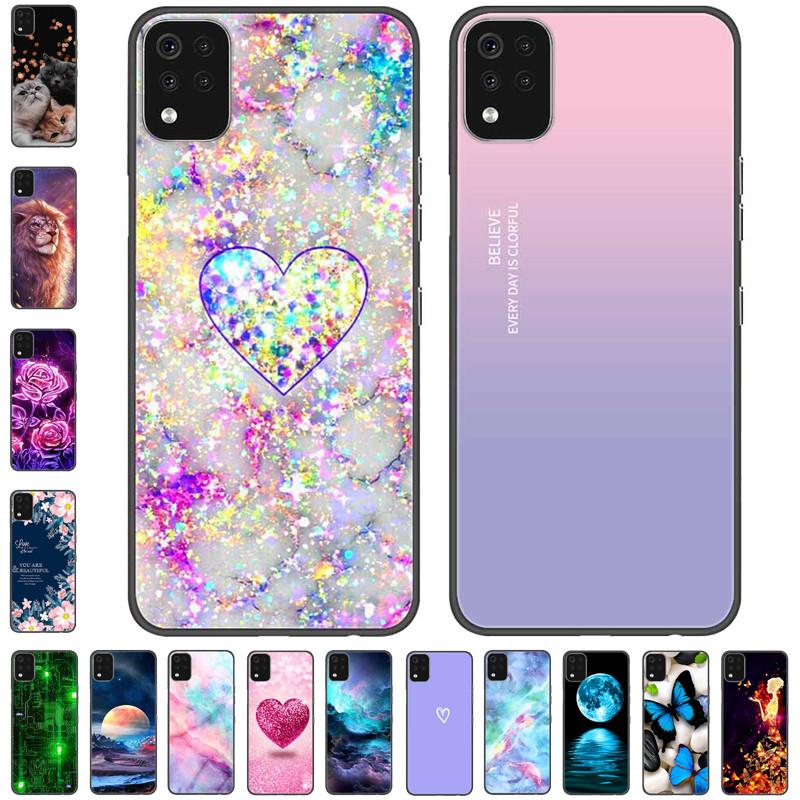 Чехол для телефона для LG K42 K52 K62 Q52 Чехол Мягкий Расписной Волк Силиконовые Черные Чехлы для LG K62 Чехлы K 42 Ударопрочный Funda для LGK52