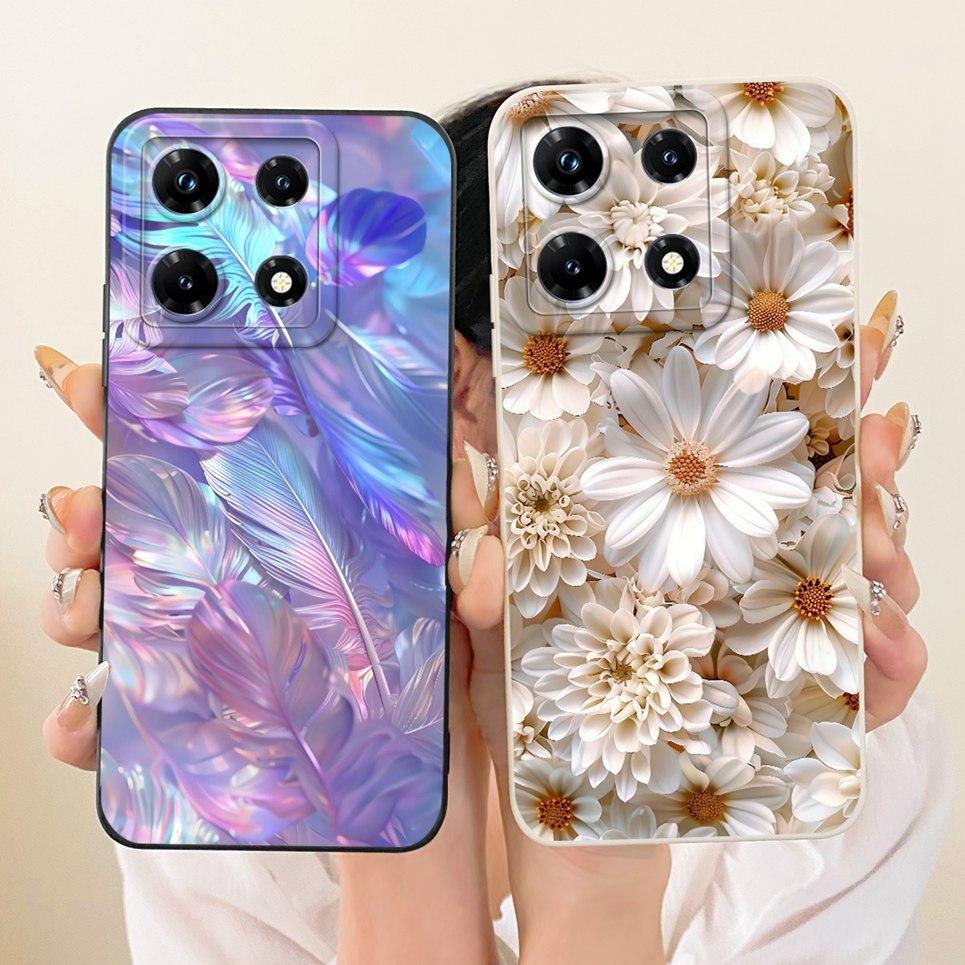 For Infinix Note 30 Pro 30i Note30 30VIP Phone Case Bow Pattern Flower Butterfly Girly Back Cover Silicone Soft Casing