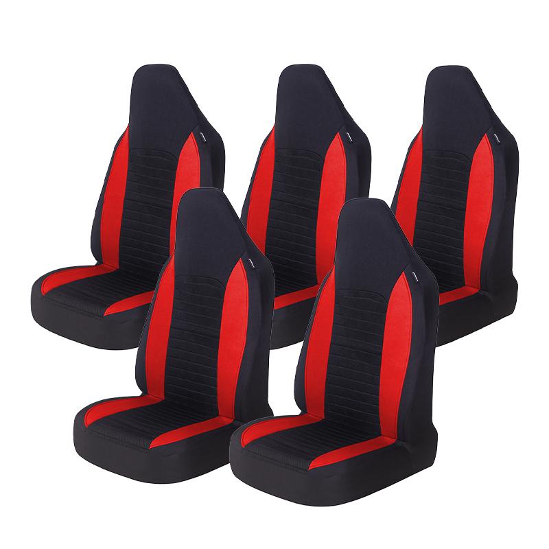 5 шт. чехлы для автомобильных сидений дышащие передние автомобильные чехлы, автомобильные ковшеобразные защитные чехлы универсальные для внедорожников и седанов