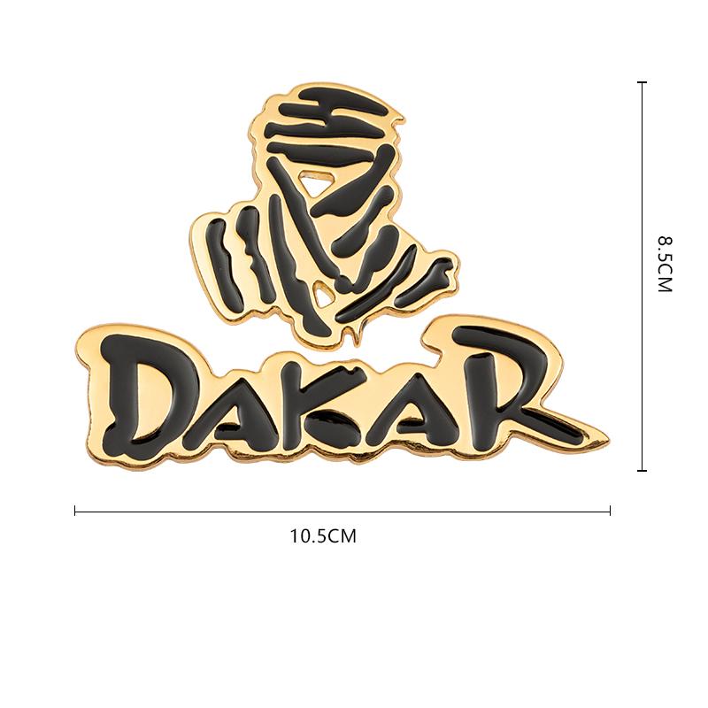 Автомобиль 3D металлическая наклейка логотип Дакара для ралли внедорожного внедорожника Jeep Dodge Ford автомобильный задний багажник эмблема значок мотоциклетные наклейки