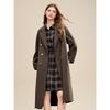Betu Women's Elegant Mid-Length Wool Blend Coat