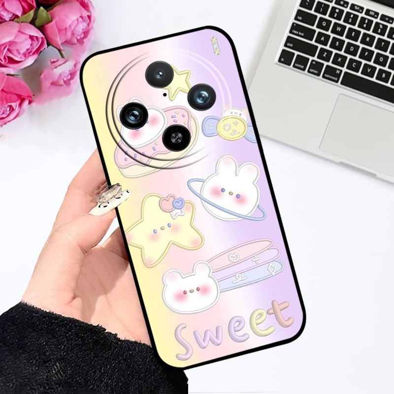 Чехол для Vivo X200 Pro mini 5G V2419A V2405DA Силиконовый ТПУ Чехол для Телефона Для VIVO X 200 Fundas X200Pro Милый Астронавт Сумки для Телефона