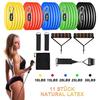 Resistance Bands - 11PCS - Latex Elastic Bands - Accessories Included - Fitness and Yoga