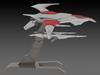 PLUM Darius Silver Hawk 3F-1B ИСТРЕБИТЕЛЬ, Масштаб 1/144, Предварительно окрашенный пластиковый набор для сборки, Длина около 140 мм (PP148)