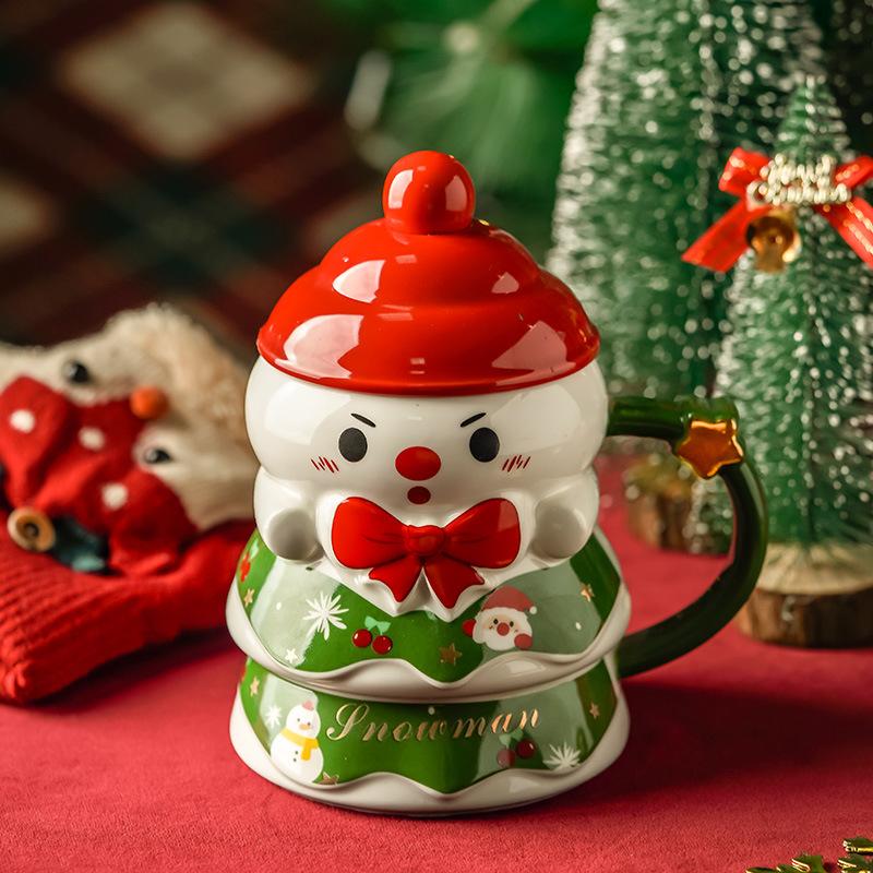 Кружка в подарок на Рождество, Высококлассное ощущение, Рождественская кружка, Керамика, Подарок для подруг и небольшие подарки для сотрудников и клиентов