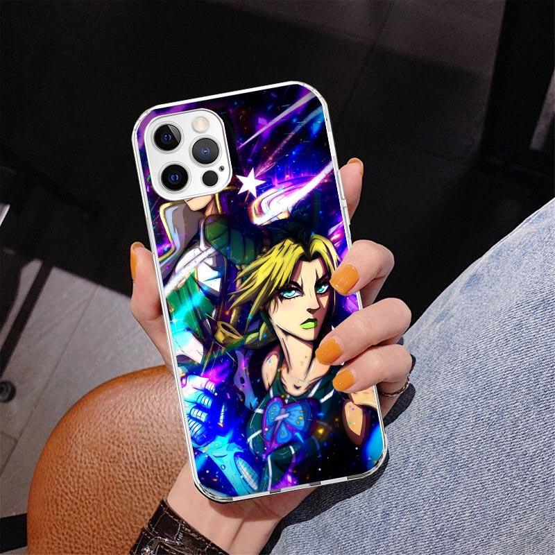 Чехол для телефона JoJo's Bizarre Adventure Джолин Куджо для iPhone 17 Air 16 Pro Max 16E 15 + 14 Plus 11 12 13 Mini 7 8 SE Подарок Печать C