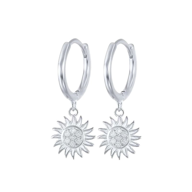 925 Silver Needle Vintage Geometric Pendant Earrings Round/Square/Shell Earrings for Women Fashion Jewelry Pendientes