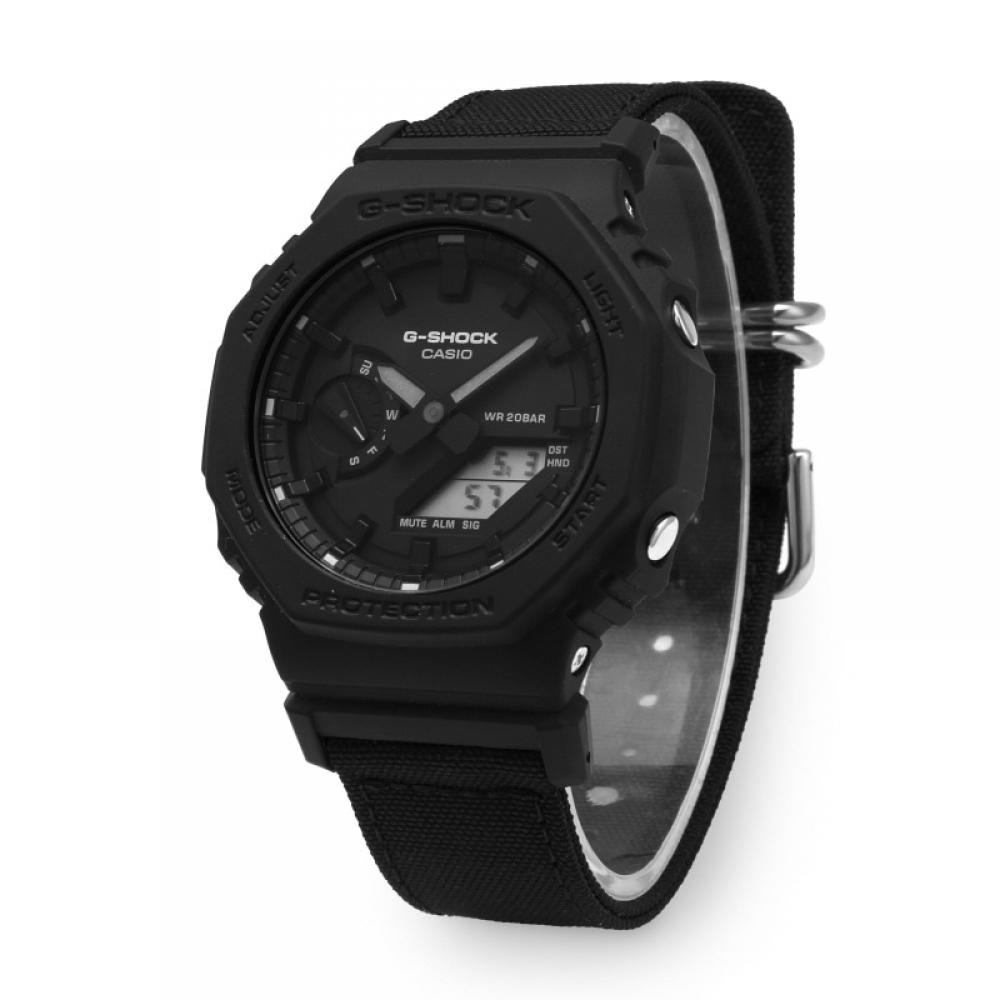 G Shock Ga 2100bce 1adr Ga 2100bce 1a big Face цифровые аналоговые восьмиугольные спортивные солдатские мужские уретановые часы