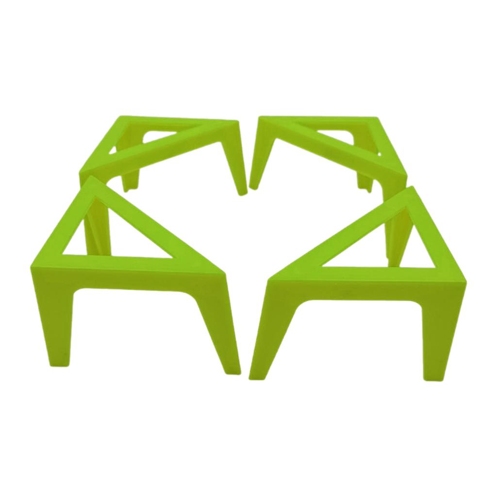 4Pcs Canvas Stands for Painting Mini Canvas Feet Risers Canvas Support Stands for Pouring Paintings Drawing Supplies