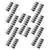 100PCS Double Wire Plug in Connectors with Locking Buckle Quick Clip Fasteners 2 Pin Multi Purpose Snap On Blocks for