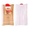 1 Pair Christmas Refrigerator Handle Covers Cookie Man Design Fabric Cloth Kitchen Appliance Handle Sleeves