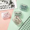 Transparent Contact Lenses Case For Women Portable Contact Lens Box Container