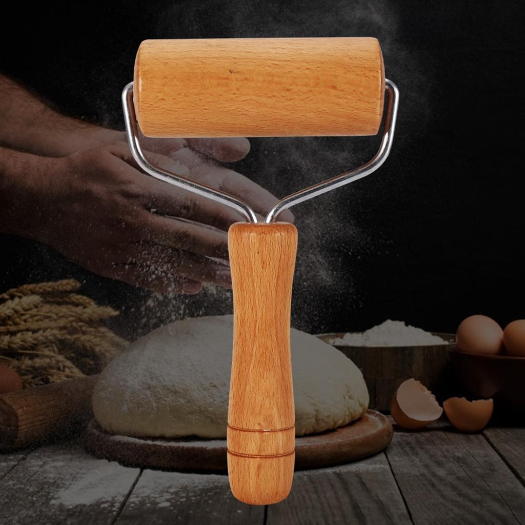 Rolling Pin Pastry and Pizza Baker Roller Wooden Baking Kitchen Utensils