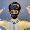 Crystal Women Hairpins Headdress Professional Headdress Jewelry Bun Net Snood  Gift