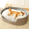 Dog Bed Washable Kennel Four Seasons Pet Large Sofa Plus Velvet Thick Deep Sleep Cushion Puppy Mat for Small To Large Dogs