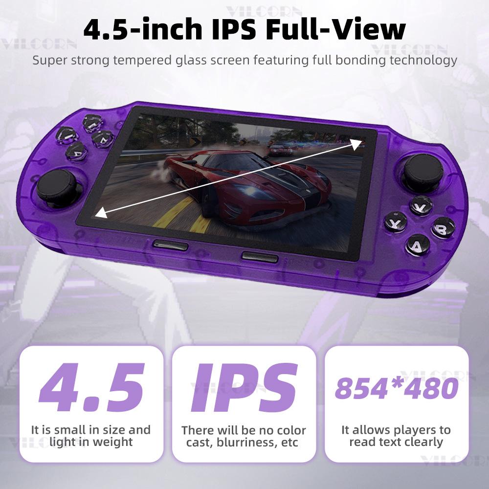 SF3000HD Ретро портативная игровая консоль с 4,5-дюймовым IPS-экраном, FHD-экраном для PS1, GBA и SFC