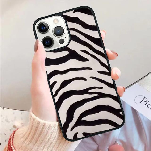 Black white Dalmatian Cow zebra texture Phone Case for iPhone 17 Air 16 15 14 12 13 PLUS 11 PRO MAX coque Cover