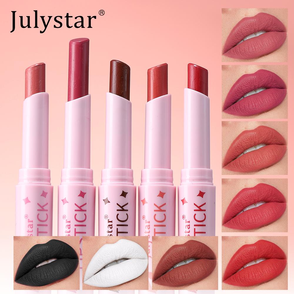 Brown Matte Velvet Lipstick for Makeup 8 Colors Waterproof Matte Contour Tint Lipstick Pen Long Lasting Sexy Pink Red Lip Glaze