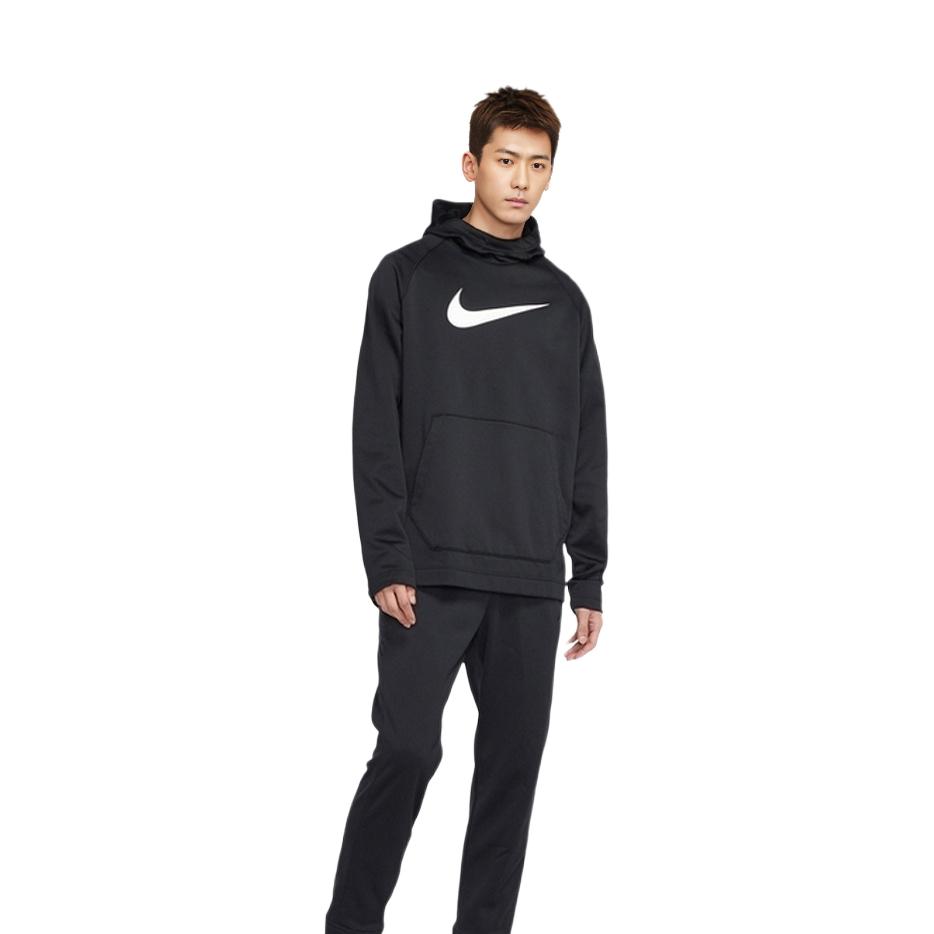 Nike Толстовки Мужские Черные С Капюшоном Умеренный Обычный CV4680-010