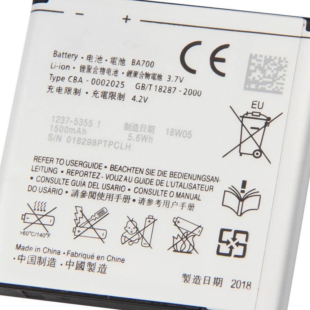 Сменный аккумулятор для телефона SONY ST18i MT15i MT16i MK16i MT11i ST21i ST23i BA700, аккумулятор 1500 мАч