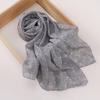 Print Chiffon Hijab Women Heavy Chiffon Bubble Scarf Leopard Popular Headscarf Wraps Bufanda Tudung Bawal