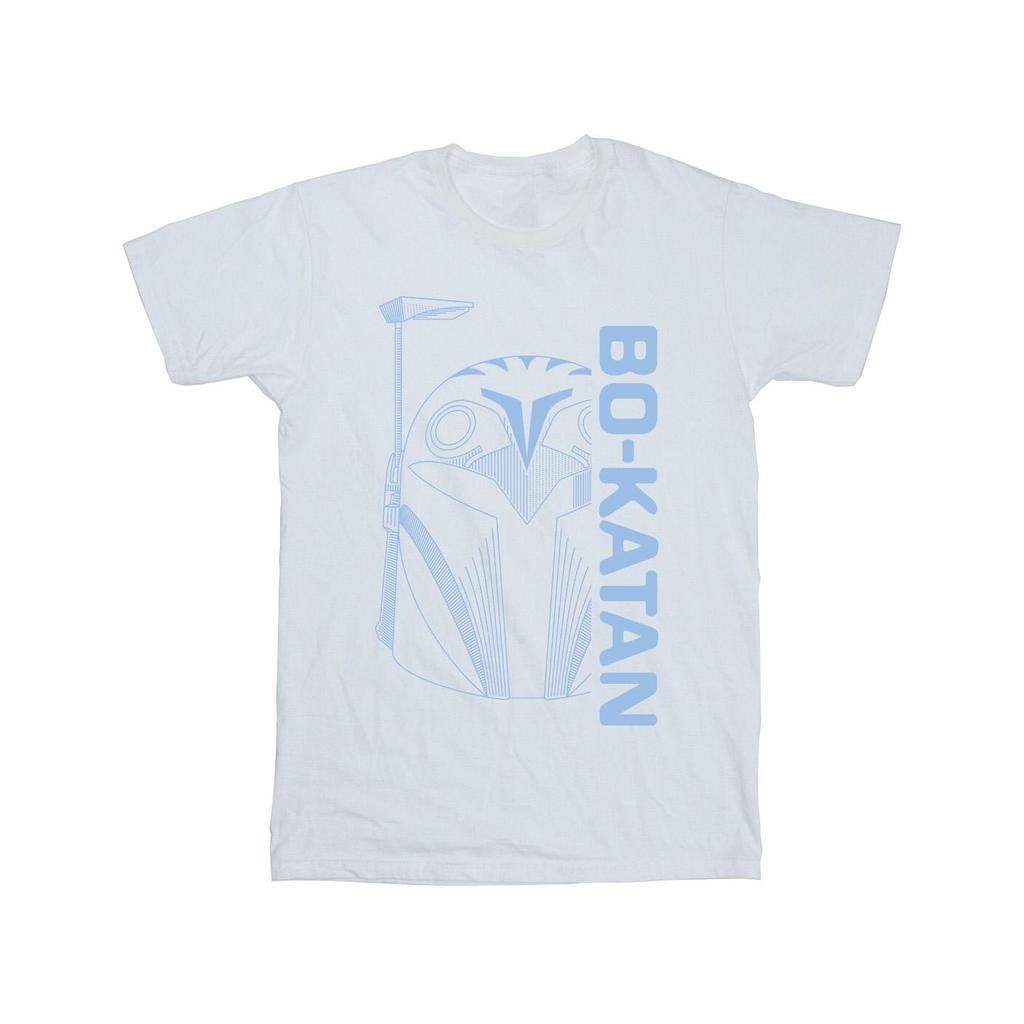 Star Wars Mens The Mandalorian Bo Katan Helm T-Shirt