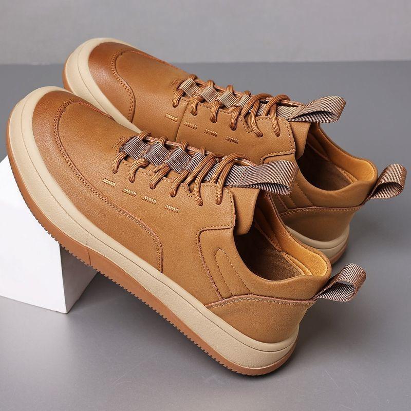 Мода Мода Обувь из Натуральной Кожи для Мужчин 2025 Оригинальная Новая Удобная Толстая Подошва Повседневная Обувь Лоферы Мужские Роскошные Кроссовки Hombre