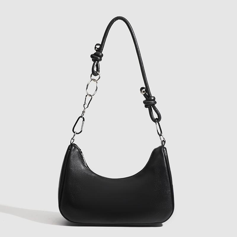 Fashionable Handbag Niche Underarm Bag for Women Spring and Summer Commuting Bag Versatile Textured One-shoulder Dumpling Bag