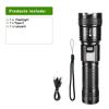 Most Powerful LED Flashlight XHP360 Torch Rechargeable Torch Light Long Shot 3000M LED Lamp Flashlights 18650 Tactical Lantern
