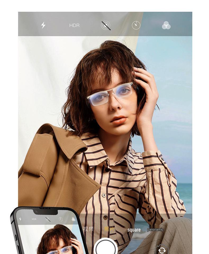 LG12 Smart Bluetooth AI Glasses with UV & Blue Light Protection for Business & Sports