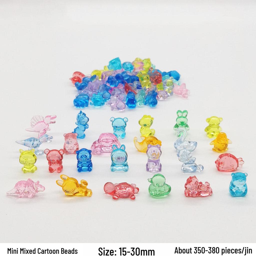 Colorful Mini Acrylic Milk Bottle Cartoon Ornaments - Cute Handmade DIY Decorative Accessories