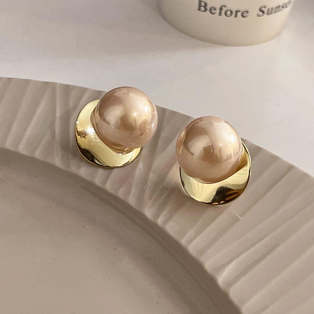 Французские ретро темпераментные жемчужные серьги легкая роскошь высококлассные серьги-пусеты нишевая атмосфера универсальные серьги