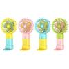 Strong Wind Mini Handheld Fan USB Rechargeable Small Electric Fan Macarons Fan  Student Use