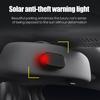 Car Interior Lights Solar Anti-Theft Warning Light Rechargeable Energy-Saving Car Snow Removal Device for SUV Sedan Off-Road