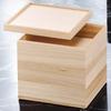 Lacquerware Wooden Jubako Paulownia White Made in Japan J-kitchens 3-Tier Box, 6.5 inches, Frame, Wood, 20cm,