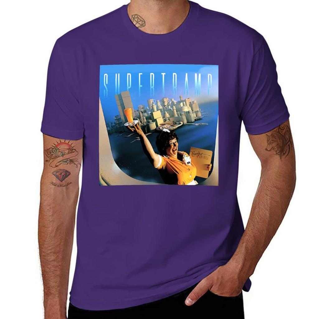Breakfast in America Supertramp TShirt boys whites blanks men clothes
