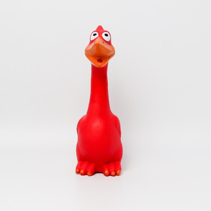 Игрушки для домашних животных Латексная Пищащая Курица Игрушки для Собак Устойчивые к Стачиванию Зубов и Кусанию, Издающие Звук Игрушки, Экологически Чистый Материал