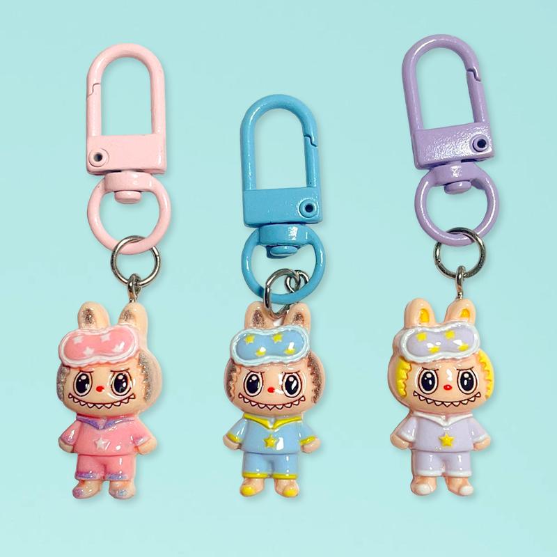 1 шт. Милая маска для глаз пижама брелок мультфильм монстры телефон кулон наушники чехол подвеска сумка Декор автомобильный брелок