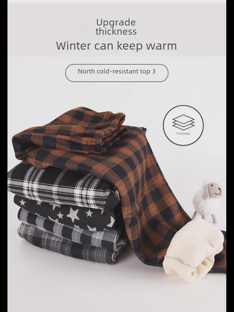 Children's Thick Plush Sweatpants - Warm Autumn/Winter Casual Loose Fit for Boys and Girls