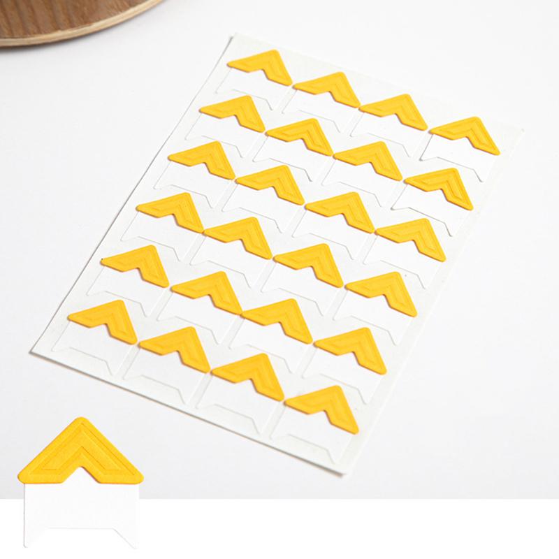 Защитный декор для изображения, угловые крафт-бумажные наклейки, украшение для фотоальбома, винтажные «сделай сам»