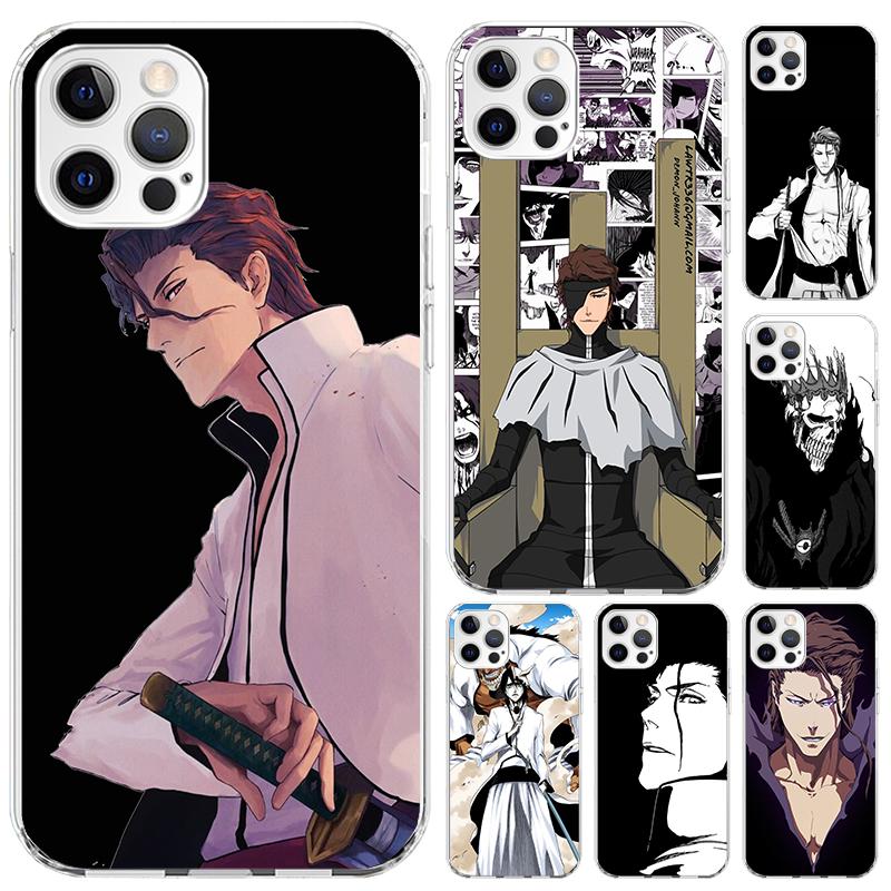 Чехол для телефона Bleach Айзен Сосуке для Iphone 17 Air 16 15 Plus 14 13 Mini 12 11 Pro Max 16E 7 8 SE 2020 Мягкий чехол Печатный корпус 16