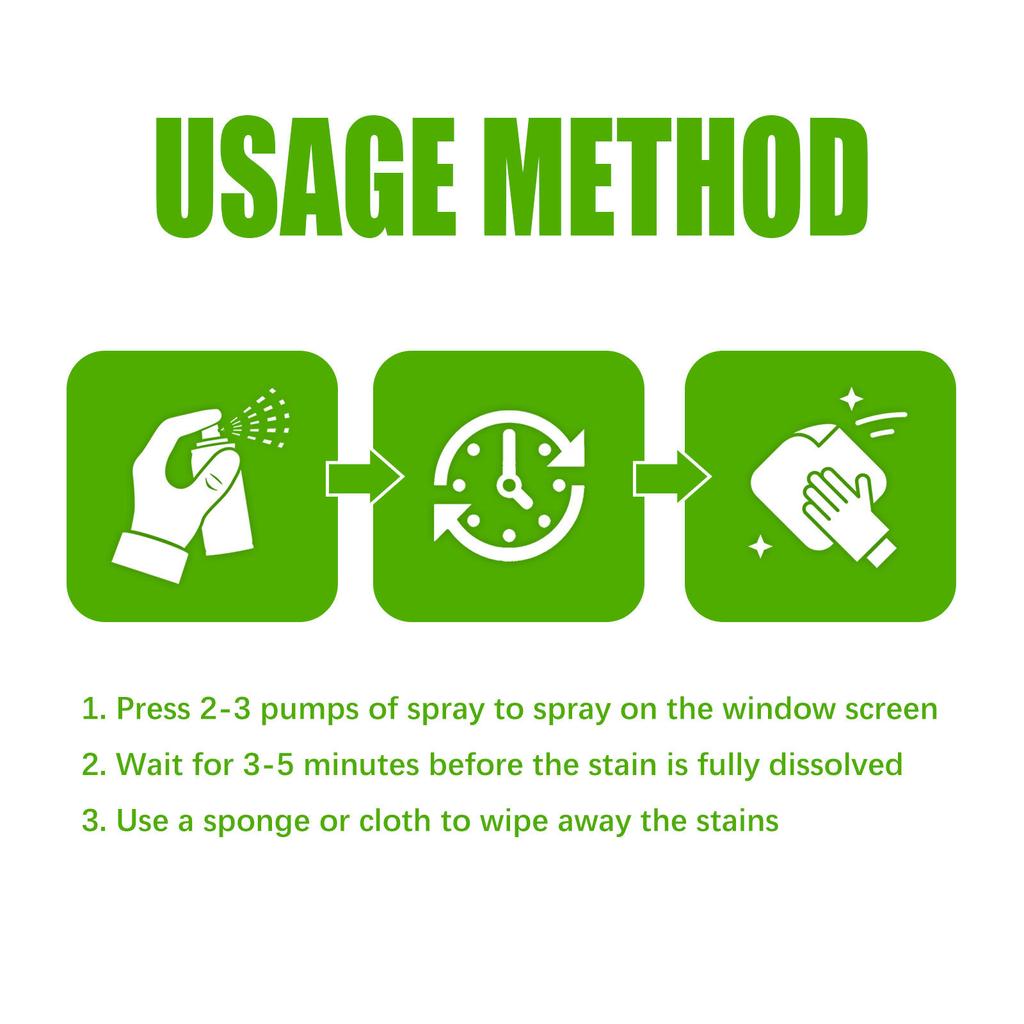 Спрей для чистки окон JUE-FISH. Мощное средство для обеззараживания и удаления накипи, средство для очистки масляных пятен, яркая пена.