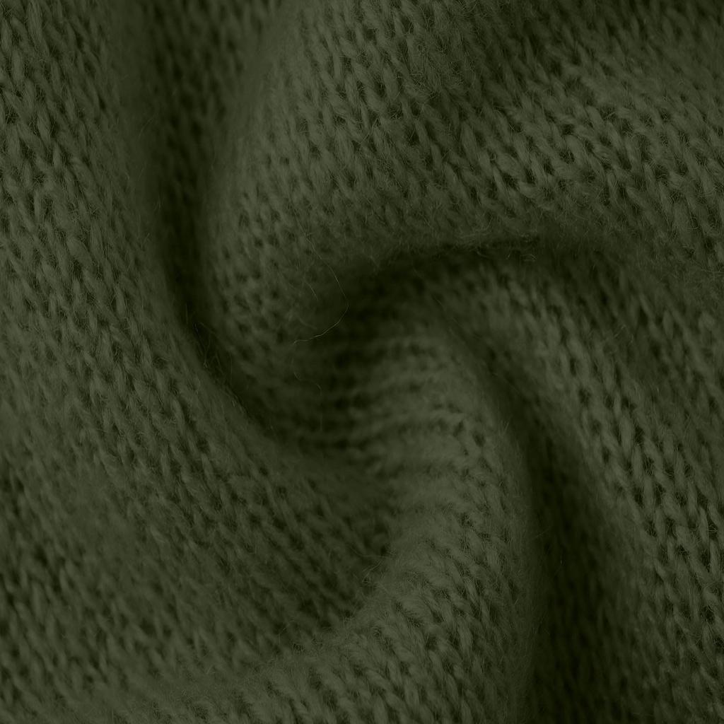 Женский однотонный свитер свободного кроя с V-образным вырезом, вязаный кардиган-жакет