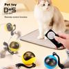 Interactive Cat Ball Toy with Remote Control Automatic Moving Rolling Cat Feather Toy USB Rechargeable Motion Sensor Cat Toy