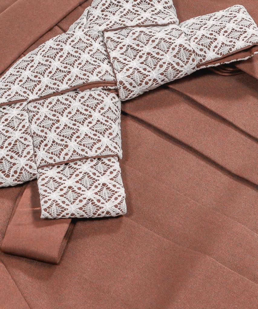 Выпускной хакама кружево стринги простой одинарный предмет каштановый [KYOETSU] женский (18. Браун, LL)